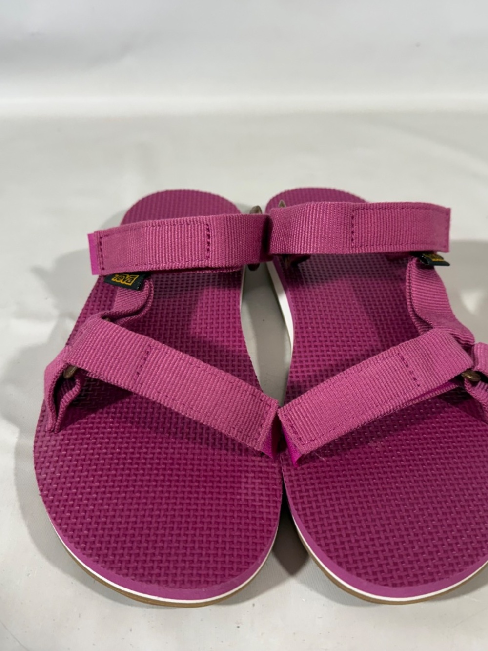 Teva Original Universal Slim Women's Walking Water Sandals Purple Straps 8 - Picture 8 of 11
